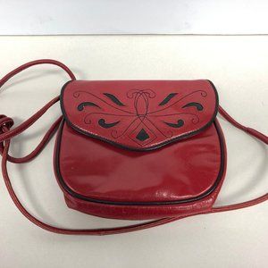 Barbara Bolan Vintage Red crossbody bag